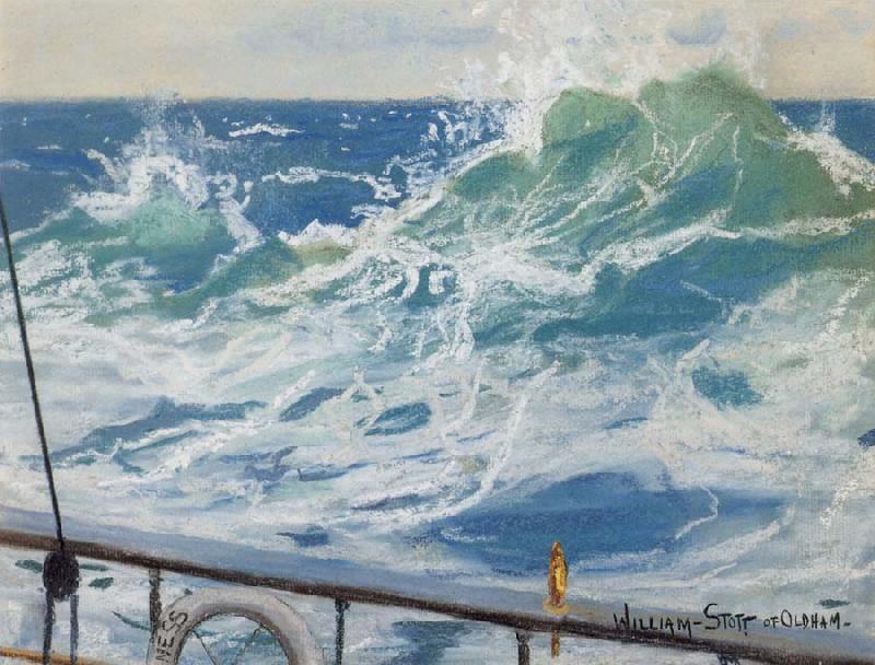 William Stott of Oldham Sunlit Wave oil painting image